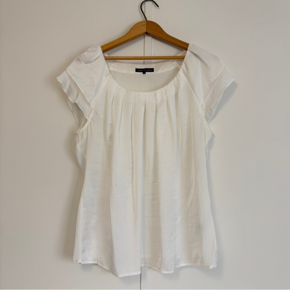 Violet & Claire White Blouse